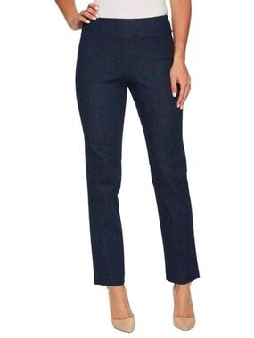 Krazy Larry Dark Wash Pull-On Denim Pants Size 12